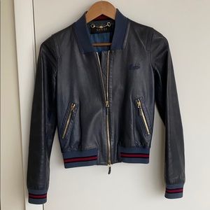 Gucci leather jacket